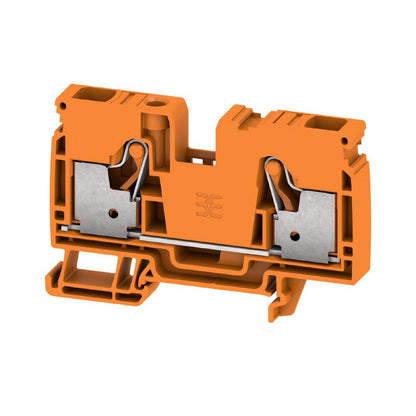 2697900000 - 10mm² Push-In Terminal, 57A, Orange, 1000V Certified  (Pack of 25)