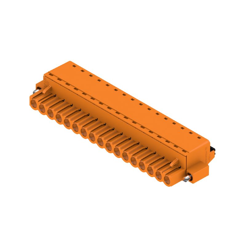 1013250000 - 17-Pole 5.08mm Female PCB Connector with Push-In Actuator  (Pack of 18)