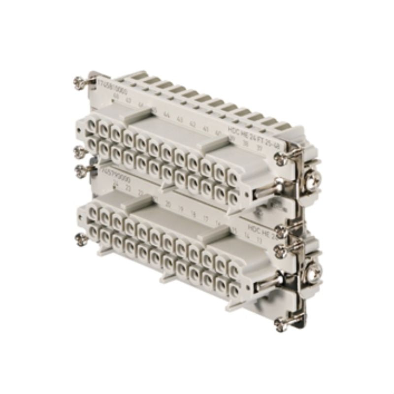 1745810000 - 24-Pole Female HDC Connector, 8 Size, 500V, RoHS Compliant