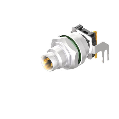 2424330000 - M8 3-Pole Connector, 12mm Height, IP67 Rated, RoHS Compliant  (Pack of 10)