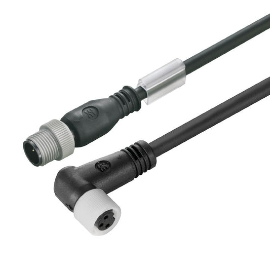 1220620300 - 3m Unshielded PUR M12/M8 Sensor Actuator Connecting Line