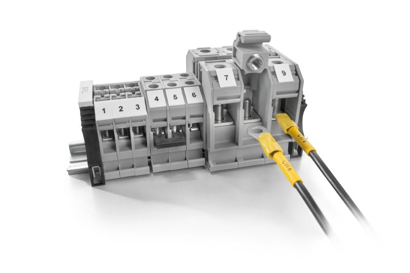 2614930000 - 6mm² Grey Polyamide Stud Terminal, 41A, 1000V Dimensions 49x9x47.3mm  (Pack of 100)