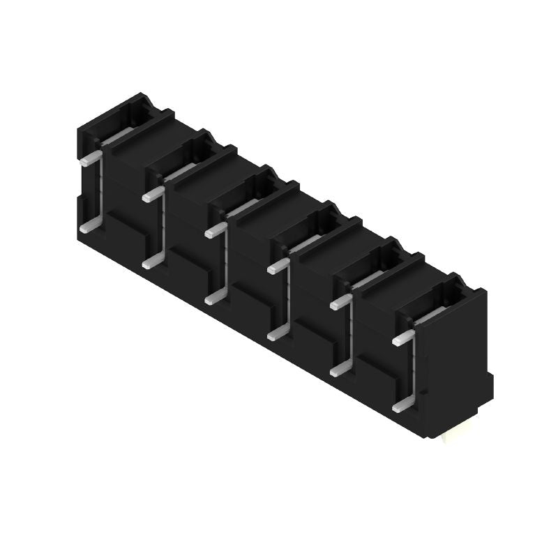 1869300000 - 7.62mm 6-Pole Black PCB Terminal with PUSH IN Mechanism  (Pack of 13)
