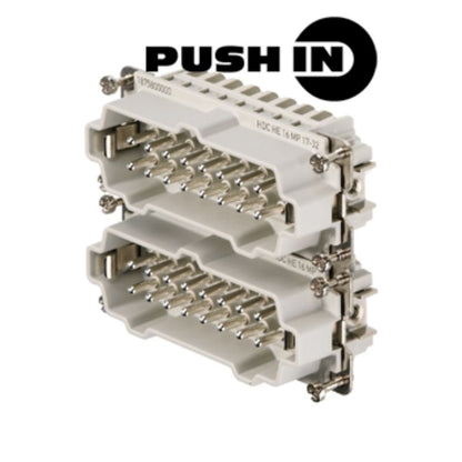 1875800000 - 16A Male Connector, 84.5mm Depth, Low Smoke Emission
