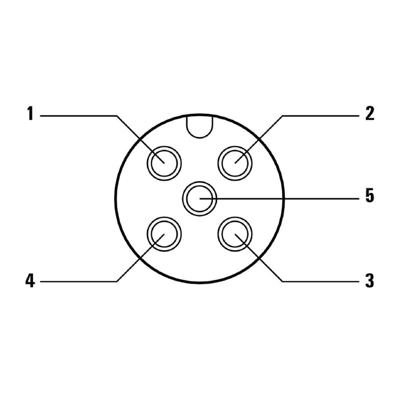 8771430000 - 24VDC Relay Module with M12 Plug, 2A Continuous Current