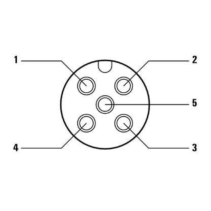 8771430000 - 24VDC Relay Module with M12 Plug, 2A Continuous Current