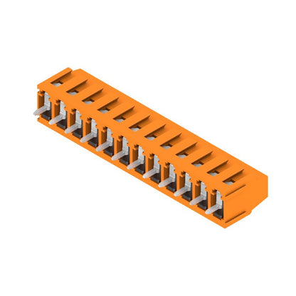 1845380000 - Orange 5mm PCB Terminal, 12 Poles, 90° Angle  (Pack of 30)