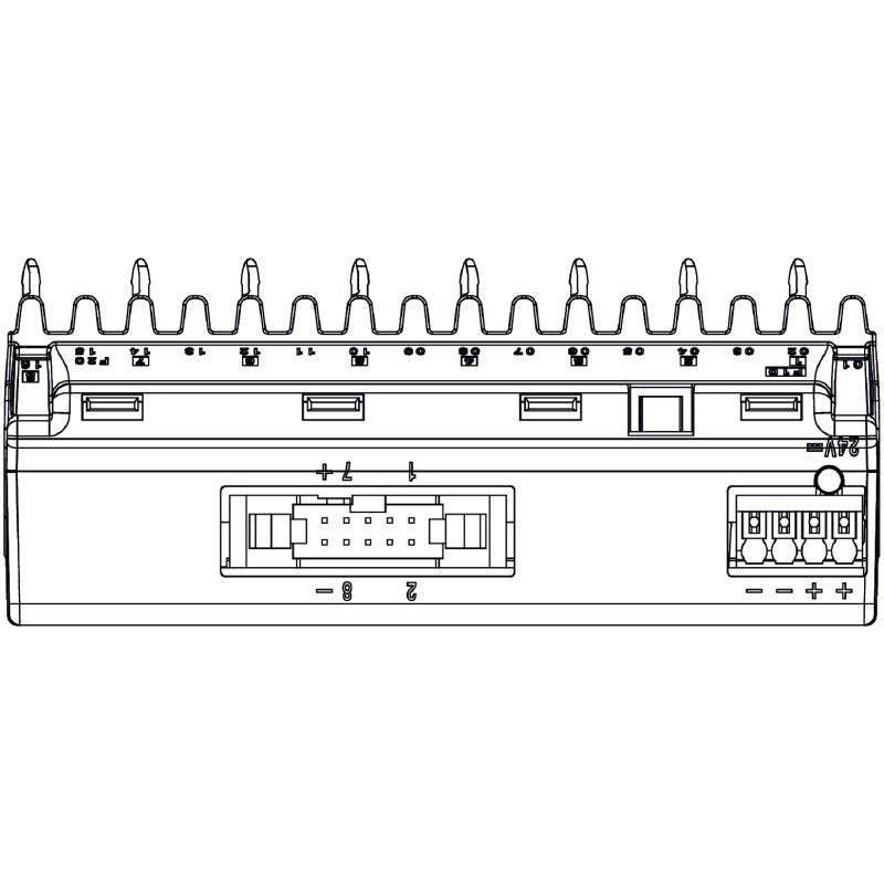1463540000 - TIAL F10 10-Pole DIN Adapter with Long Locking Lever