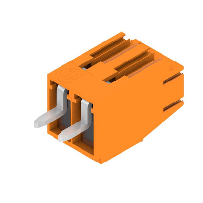 1667750000 - 3.50mm Orange PCB Terminal, 2-Pole, 90° Orientation  (Pack of 246)
