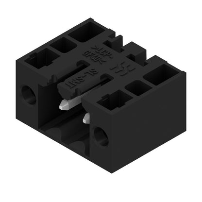 1762002001 - 3.50mm 2-Pole Black PCB Connector with 90-Degree Flange  (Pack of 132)