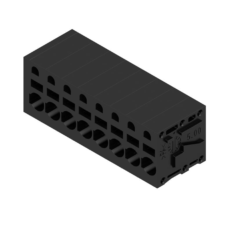 1425350000 - Black 5mm Terminal Block for 8 Poles at 90° Angle  (Pack of 35)