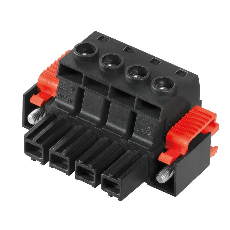 1967140000 - 3-Pole Female PCB Connector, 180° Angle, 16 mm² Clamping  (Pack of 24)