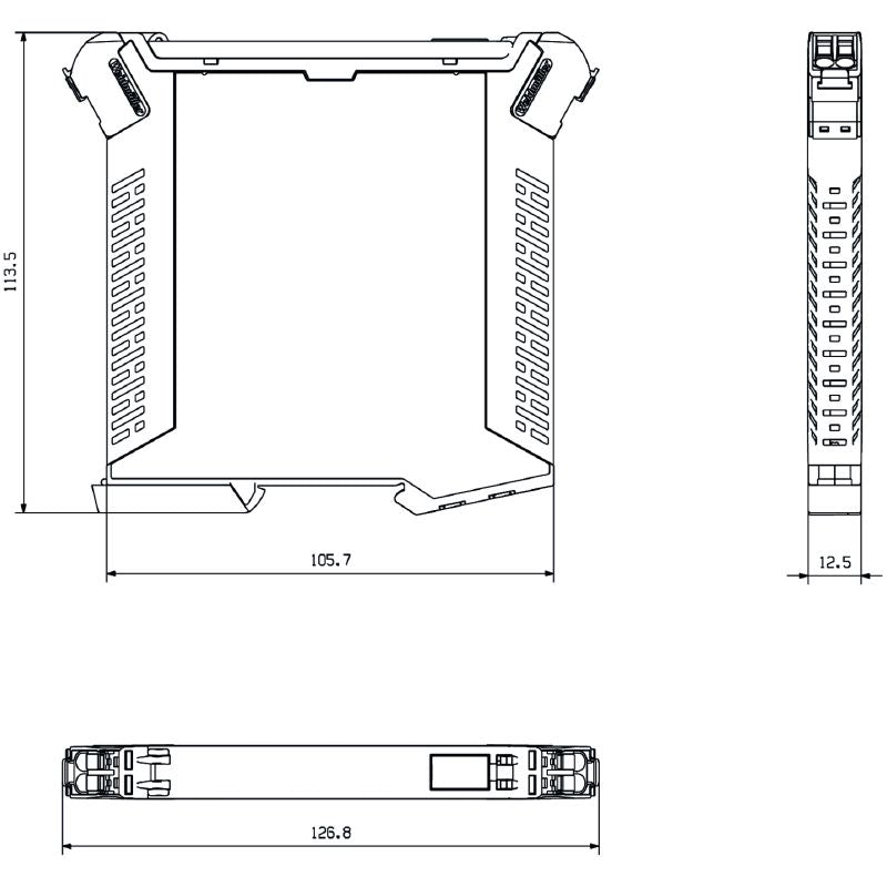 7760054357 - Galvanically Isolated Current Signal Passive Isolator