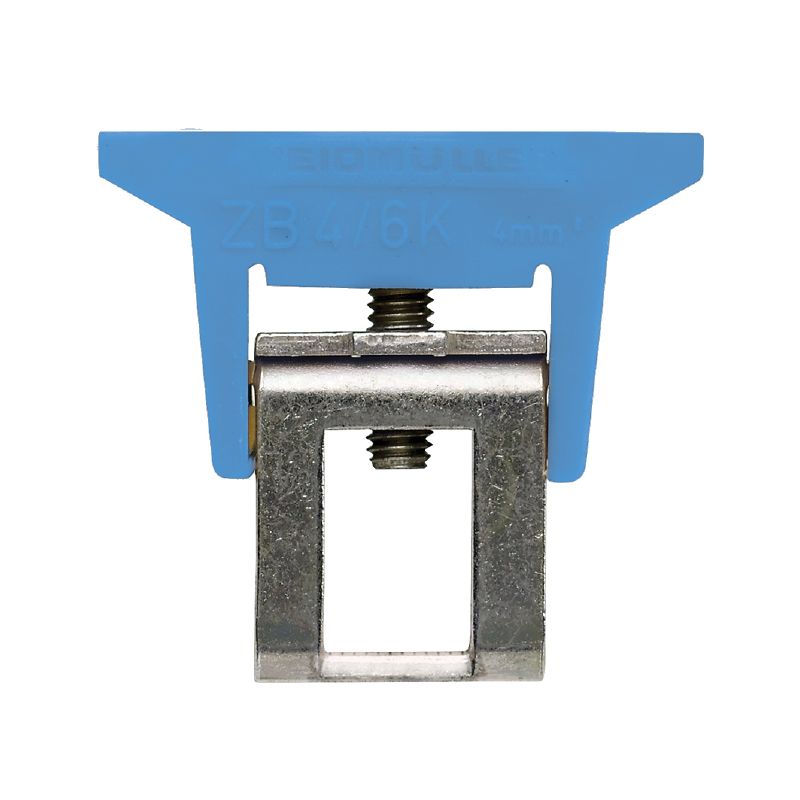 0565480000 - Blue Steel Clamping Yoke for 4 mm² Bus-Bar Wires  (Pack of 50)