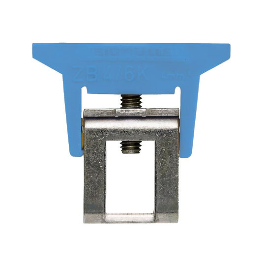 0565480000 - Blue Steel Clamping Yoke for 4 mm² Bus-Bar Wires  (Pack of 50)