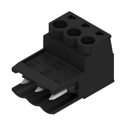 1644930000 - 5.08mm 3-Pole PCB Plug Connector with Clamping Yoke  (Pack of 120)