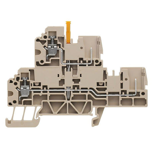 1305300000 - Dark Beige Dual-Level Terminal 2.5mm², 400V, Screw Connection  (Pack of 50)
