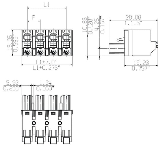 1420510000 - 7.50mm Pitch 8-Pole PCB Female Connector, RoHS Compliant  (Pack of 30)