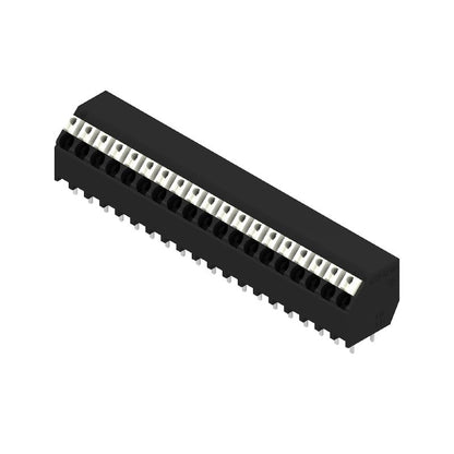 1886050000 - Black 3.81mm PCB Terminal, 19 Poles, 135° Angle  (Pack of 7)