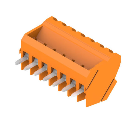1845250000 - 3.50mm Orange PCB Terminal, 7 Poles, Clamping Connection  (Pack of 72)