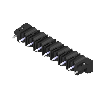 1141140000 - 7-Pole 180° Male PCB Connector Black Tinned Pins  (Pack of 30)