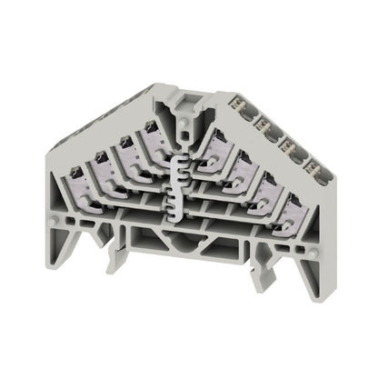 1173890000 - Grey Polycarbonate Distributor with 16 Connections, 35x7.5 cm  (Pack of 20)