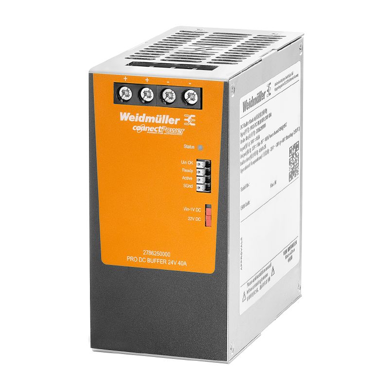 2786250000 - Compact 24V Buffer Module, 40A, UL Certified, 130mm Depth