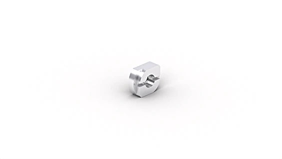 BEF-SET-24 - Durable Nickel-Plated M6 Slot Nuts, Pack of 4