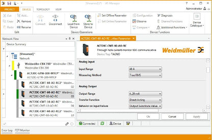 1510420000 - ACT20C Transducer for AC/DC Currents, 60A, True RMS Measurement