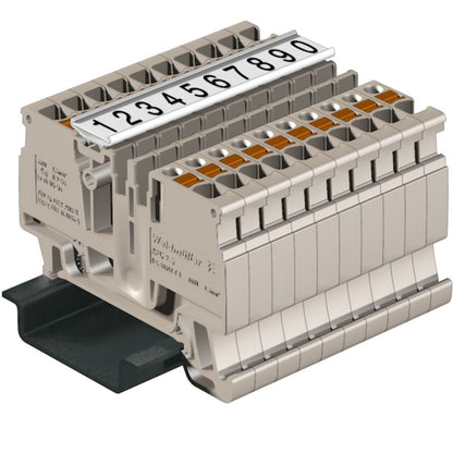 2655030000 - 10.5mm White PVC Terminal Marker for Versatile Printing  (Pack of 10)