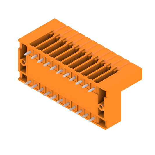 1035080000 - 3.81mm Flanged Male PCB Connector, 22 Poles, Orange Pins  (Pack of 50)