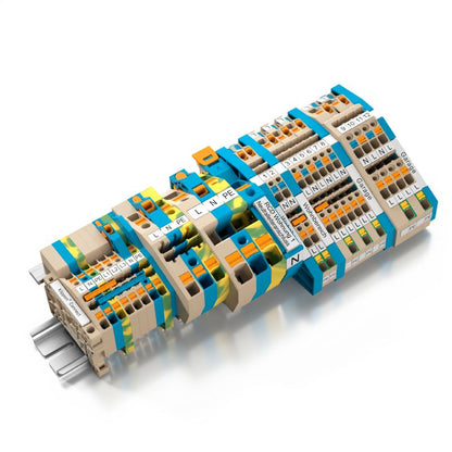 2669020000 - Dark Beige 2.5mm² Multi-Level Terminal Block with 5 Connections  (Pack of 50)