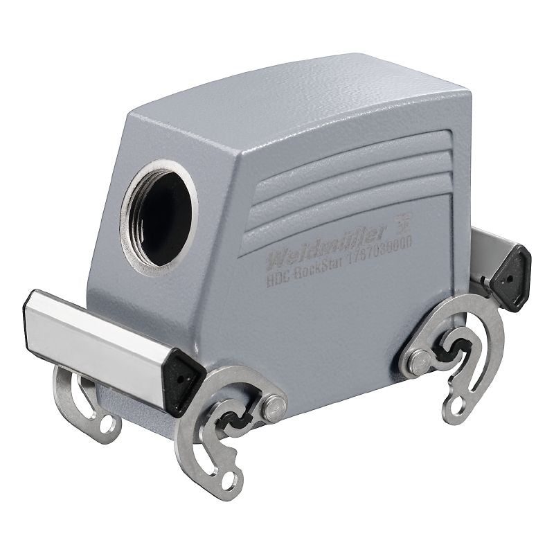 1787030000 - IP65 Diecast Aluminum Enclosure, 76mm Height, Side Cable Entry