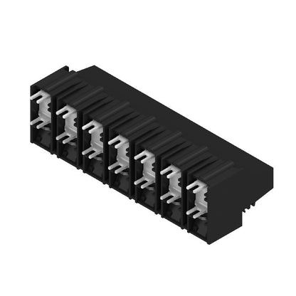 1226510000 - 15mm PCB Terminal, 7 Poles, 90° Angle, Black Wemid  (Pack of 10)