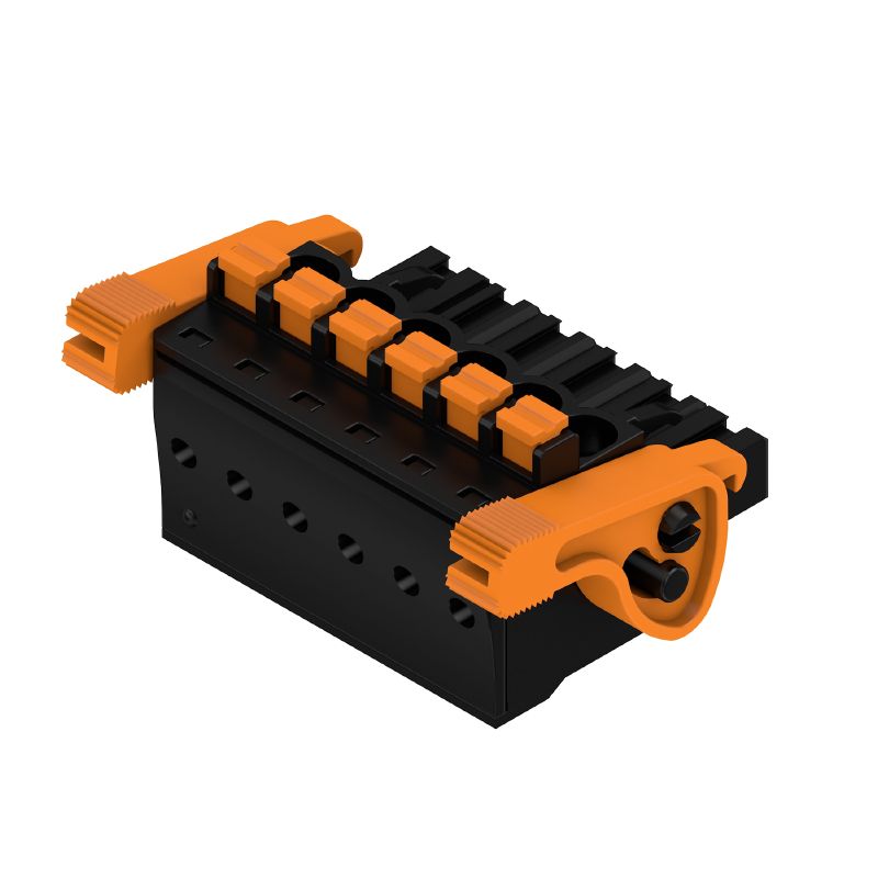 1000450001 - 5.08mm PCB Connector, 6 Poles, Push-In Design  (Pack of 42)