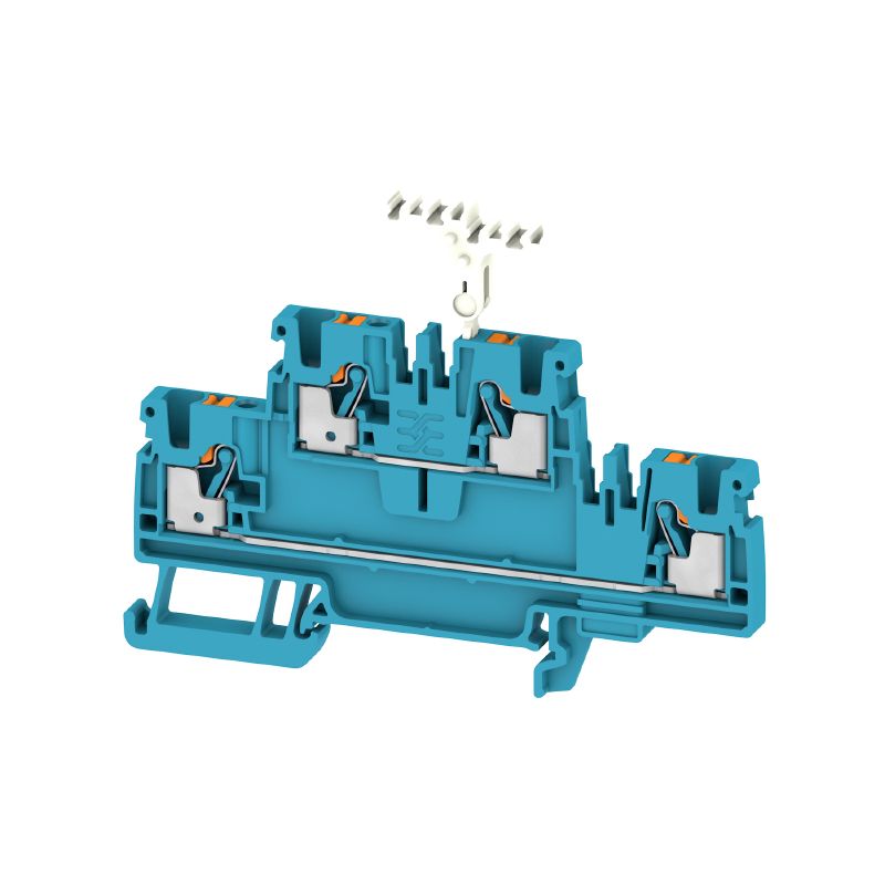 2581280000 - Blue 2.5mm² Push-In Terminal, 800V, 24A Capacity  (Pack of 50)