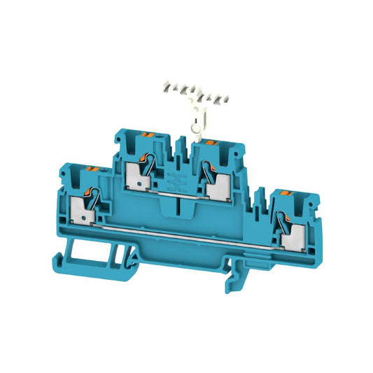 2581280000 - Blue 2.5mm² Push-In Terminal, 800V, 24A Capacity  (Pack of 50)