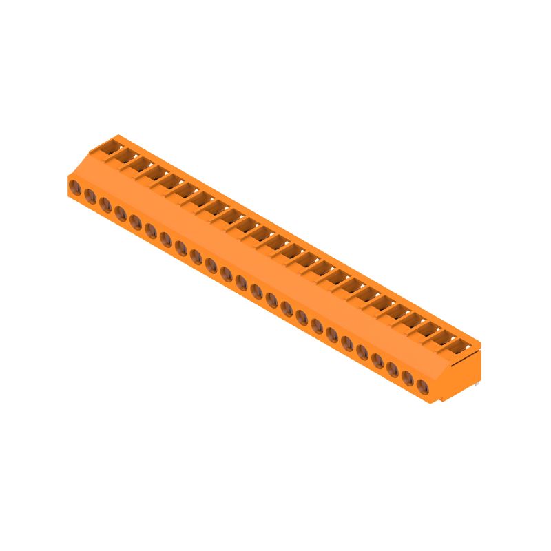 2432130000 - 5.08mm Orange PCB Terminals, 24 Poles, 180° Orientation  (Pack of 12)