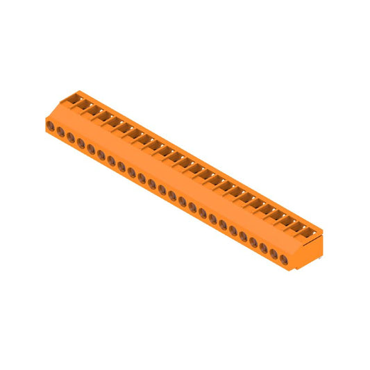 2432130000 - 5.08mm Orange PCB Terminals, 24 Poles, 180° Orientation  (Pack of 12)