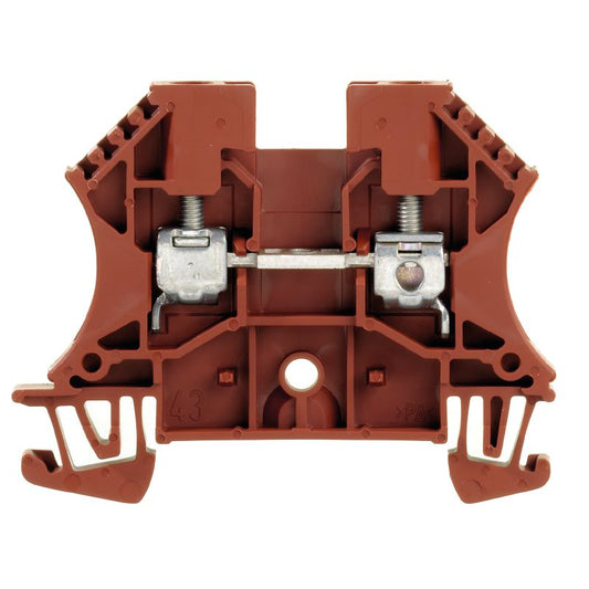 1037810000 - Brown Screw Feed-Through Terminal Block, 32A, 4mm²  (Pack of 100)