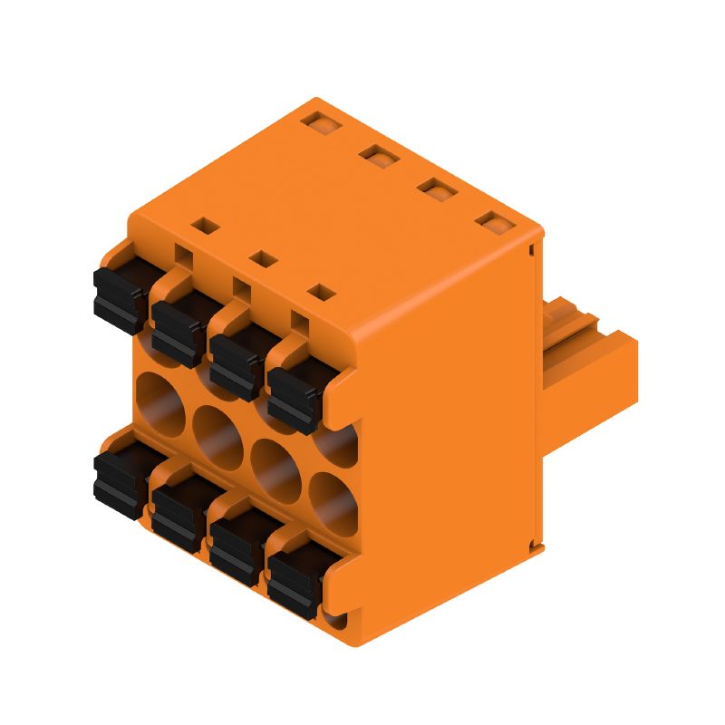 1001170000 - 5.08mm PCB Connector, 180° Orientation, Push-In Mechanism  (Pack of 60)