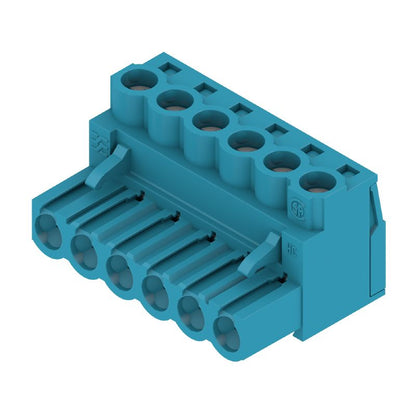 1488290000 - 6-Pole 5.08mm Female Plug-in Connector with 180° Angle  (Pack of 60)