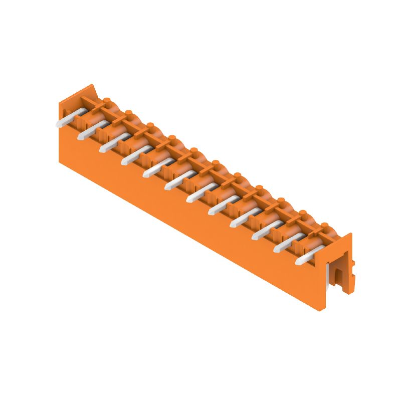 1146940000 - 12-Pole 5.08mm Orange PCB Connector with 90° Angle  (Pack of 50)