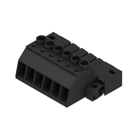2674320000 - 7.62mm 6-Pole Male PCB Connector with 180° Clamping Angle  (Pack of 50)