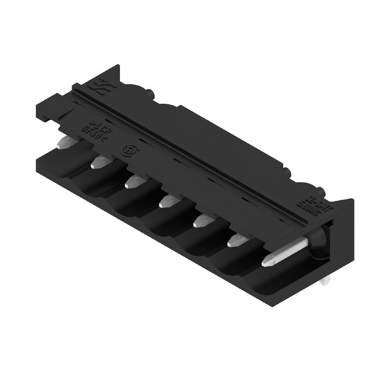 1839940000 - 5mm Pitch Black PCB Connector, Male Header, 7 Poles 90°  (Pack of 50)