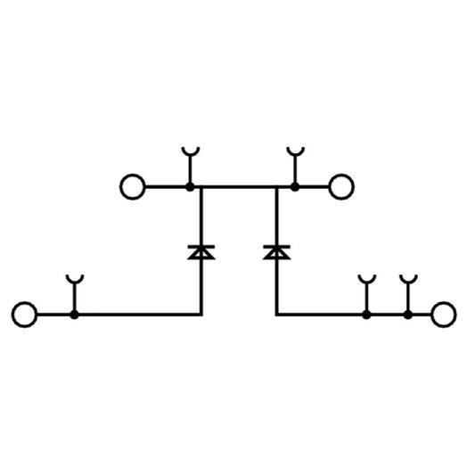 2704390000 - Dual Level Push-In Terminal Block, 2.5 mm², Dark Beige  (Pack of 50)