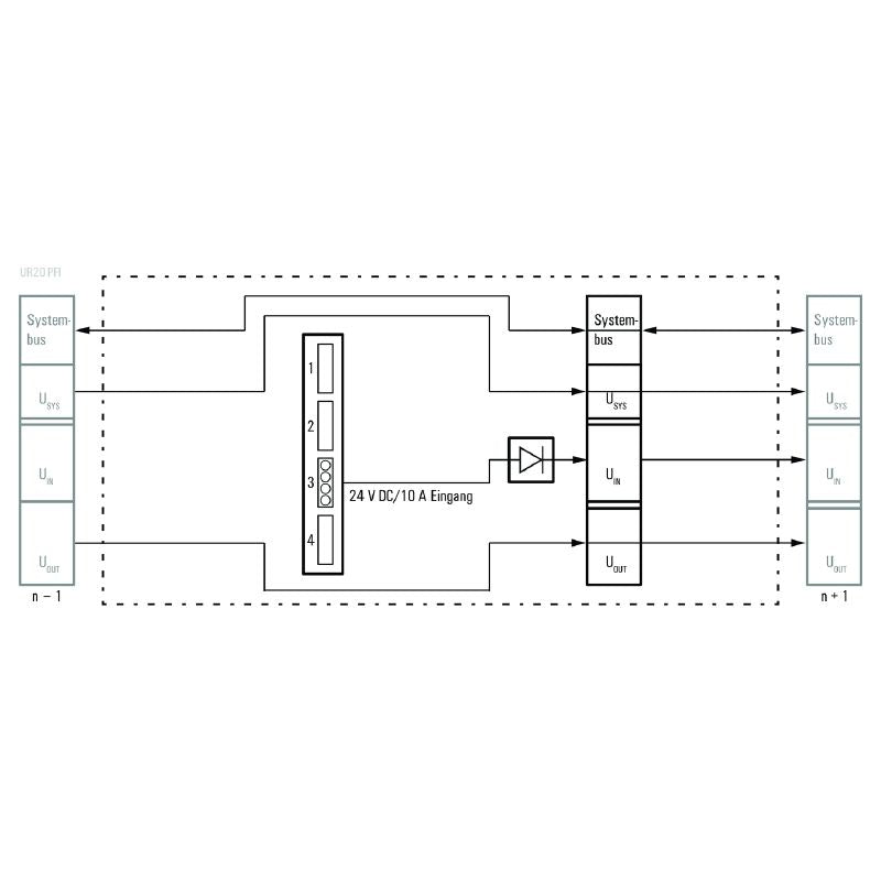 1334740000 - Compact 24VDC Power Supply Unit for Remote I/O Modules