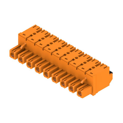 1230220000 - 7.62 mm Female PCB Connector, 9 Poles, 180° Angle  (Pack of 24)