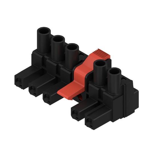 1398880000 - 7.62mm 5-Pole Female PCB Connector, 180° Angle  (Pack of 30)