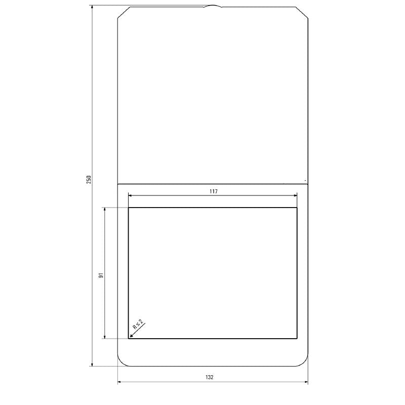 2003180000 - Durable Lockable Double Frame with Zinc Coating